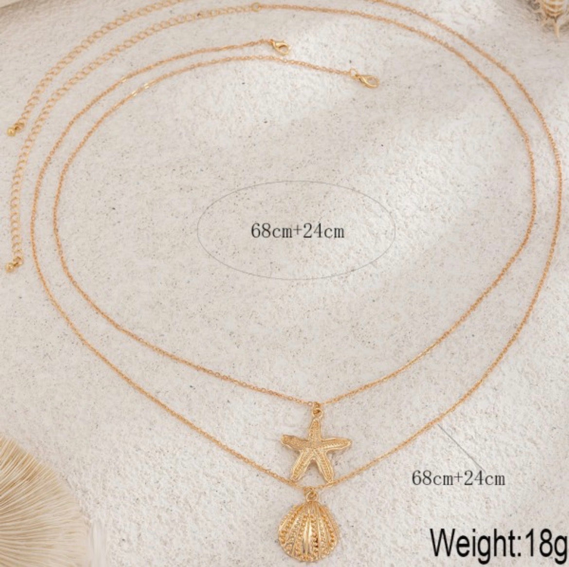 Del Mar Layered Waist Chain