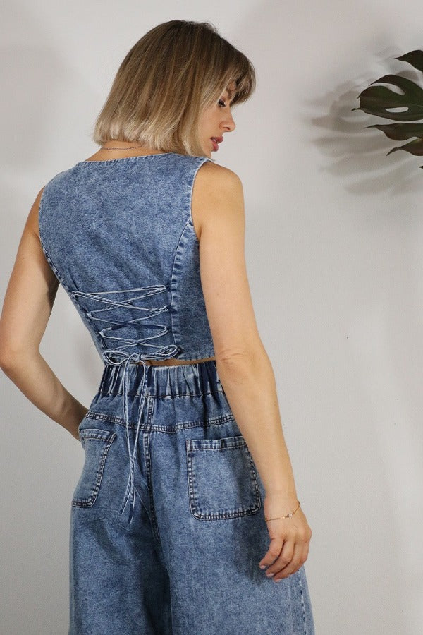 Emilia Denim Vest