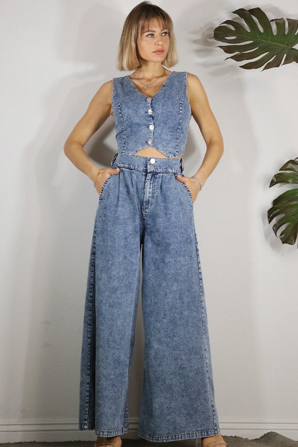 Emilia Denim Vest