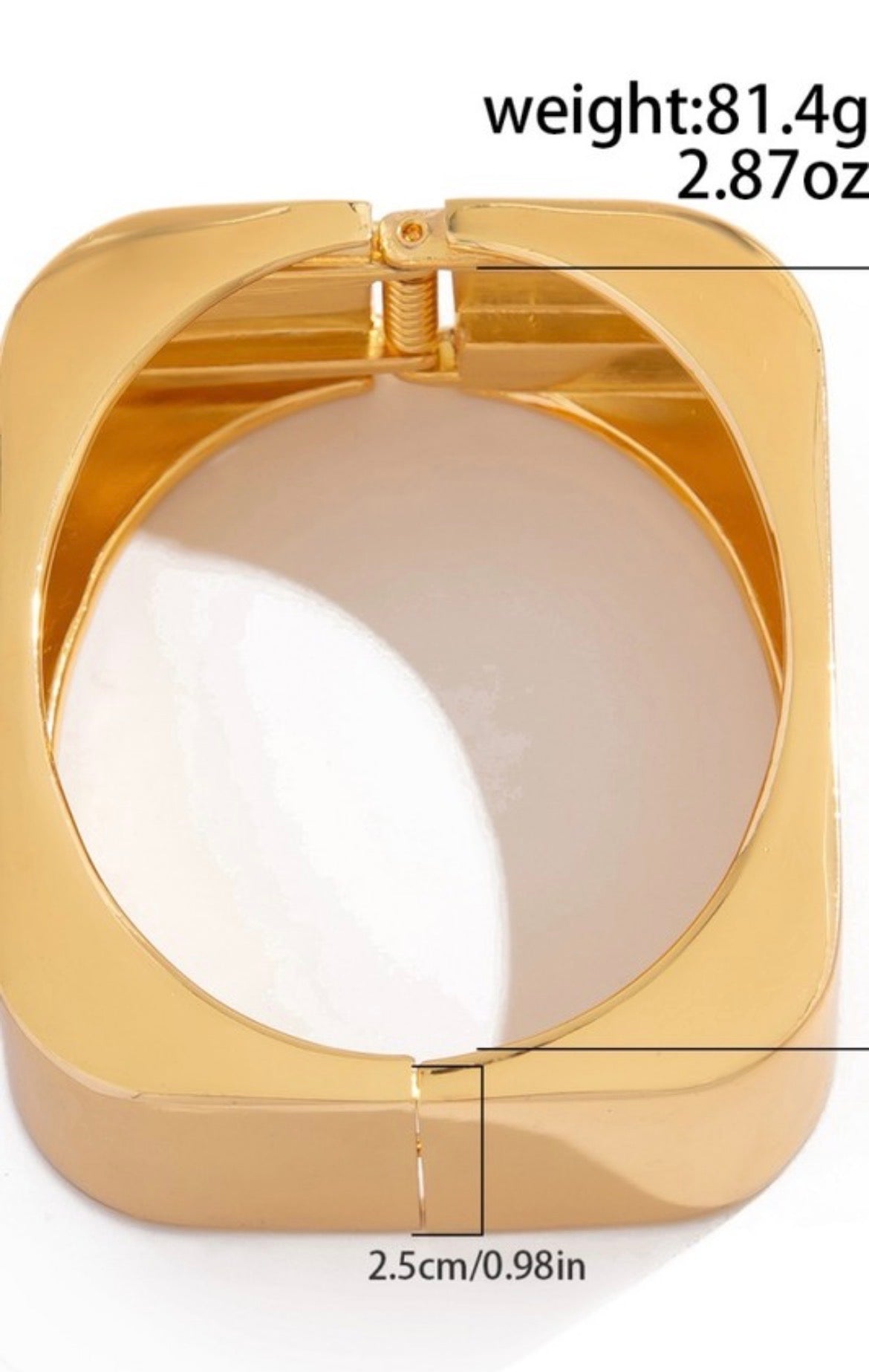 Square Bangle Bracelet