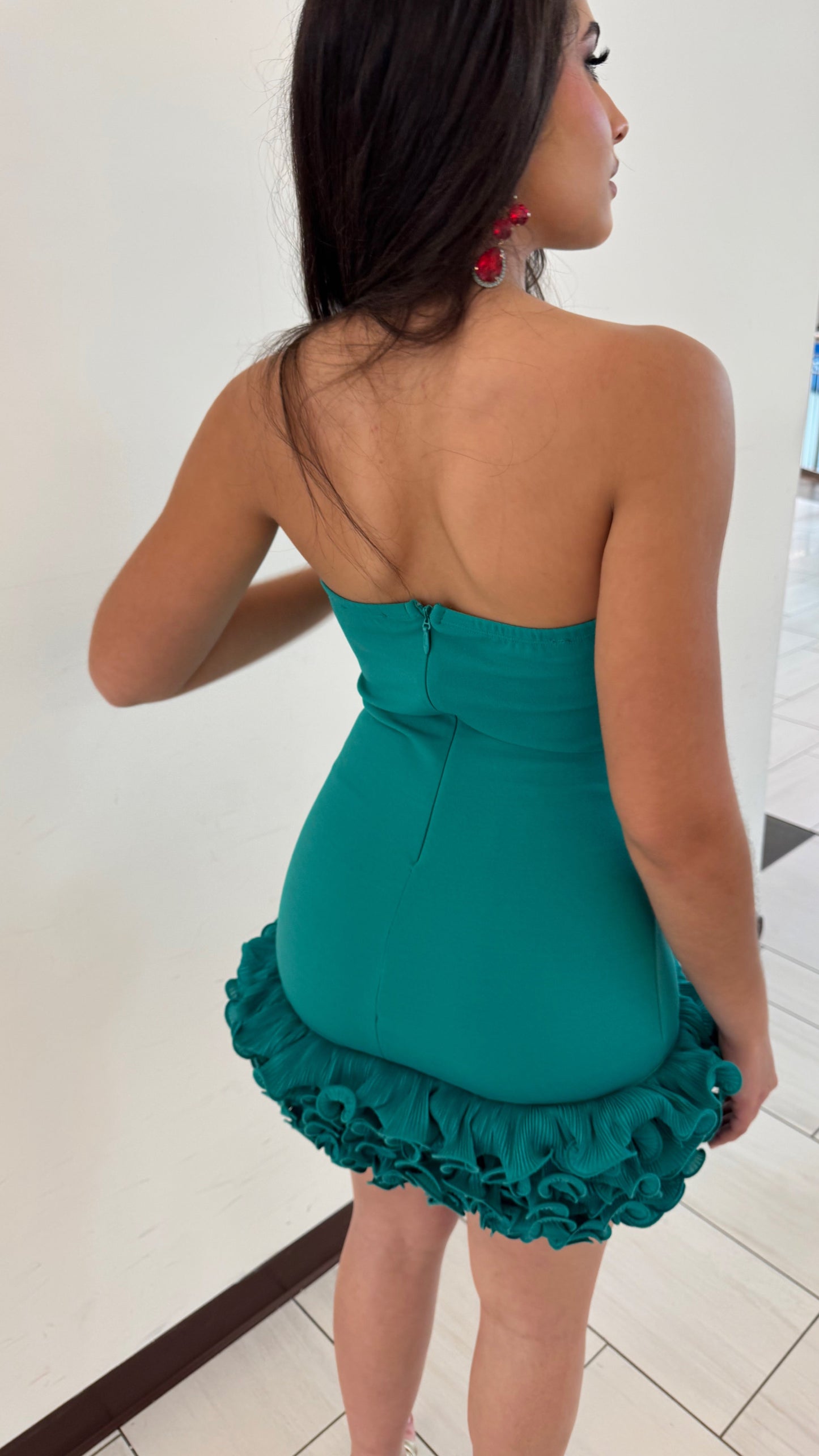 Emerald Cocktail Dress