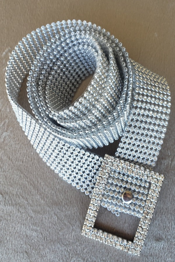 Rhinestone Statement Belt