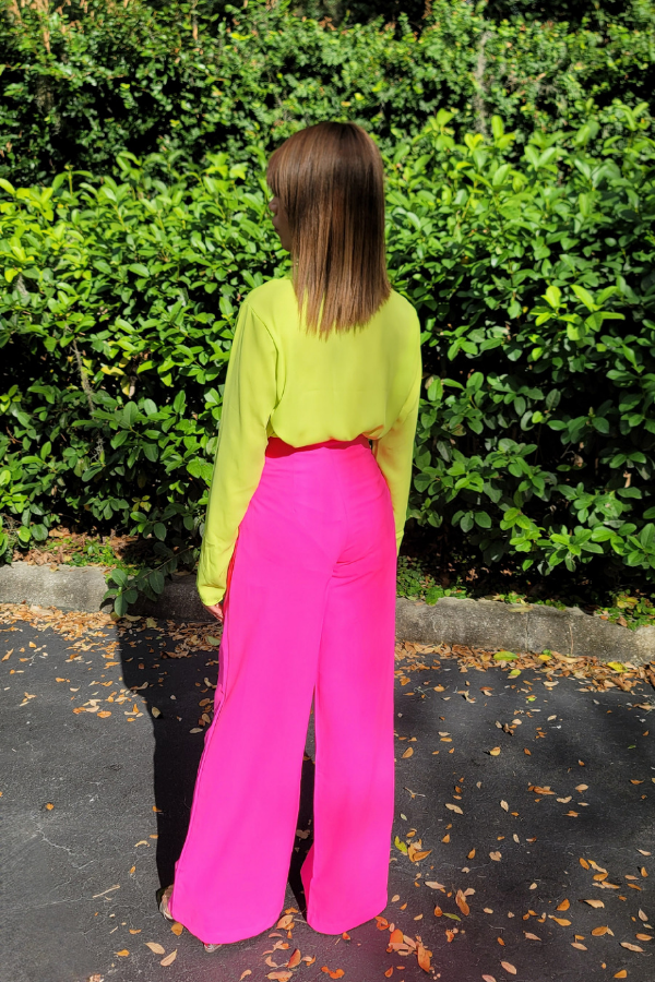 Chartreuse Top